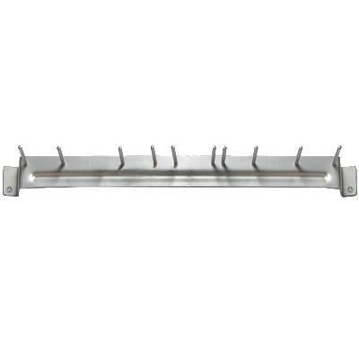 Carlisle 4073500 Sparta Brush/Broom Rack, 17 In, Aluminum
