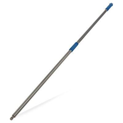 Carlisle 41199C14 60" Threaded Handle, Stainless, Blue