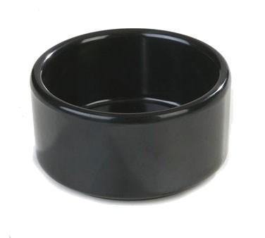 Carlisle 41203 3 Oz. Black Straight Sided Melamine Ramekin