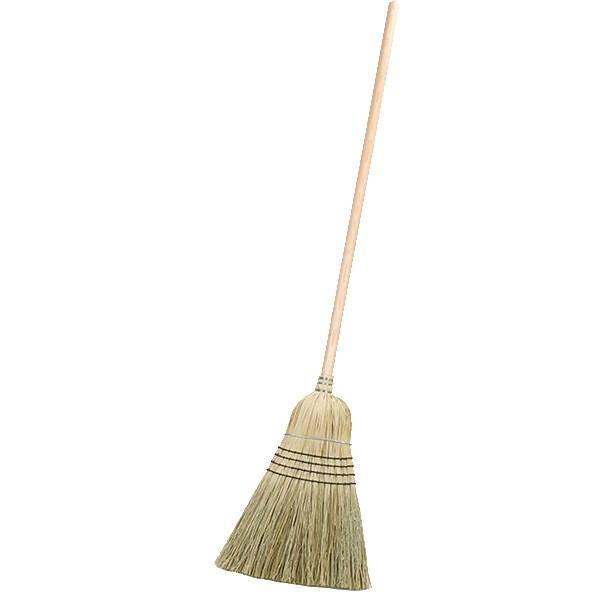 Carlisle 4135467 56"H Warehouse Corn Broom with 12" Head