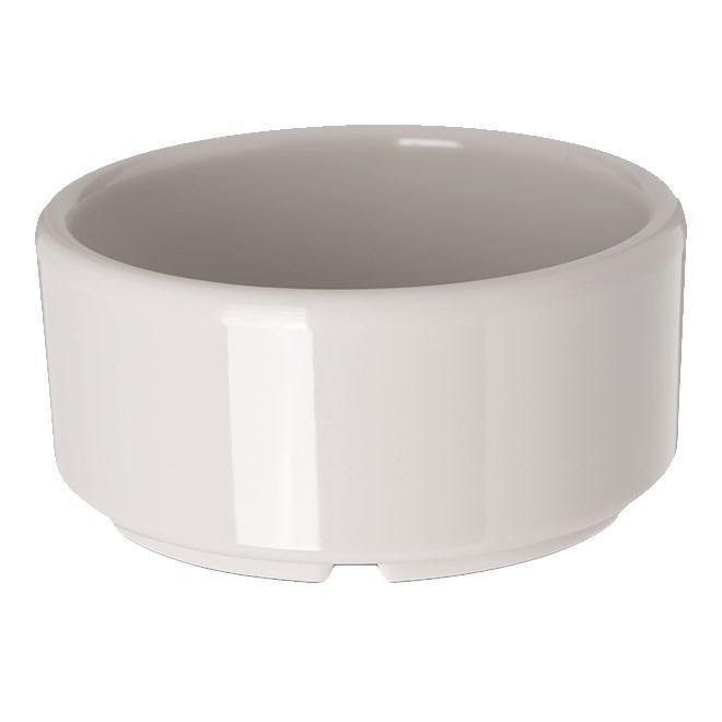 Carlisle 41442 4 Oz. Ivory Bone Straight Sided Melamine Ramekin