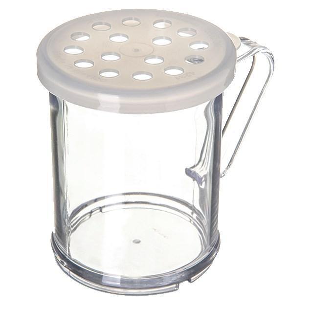 Carlisle 423030 9 Oz Shaker Dredge with Parsley Lid, Polycarbonate, Translucent