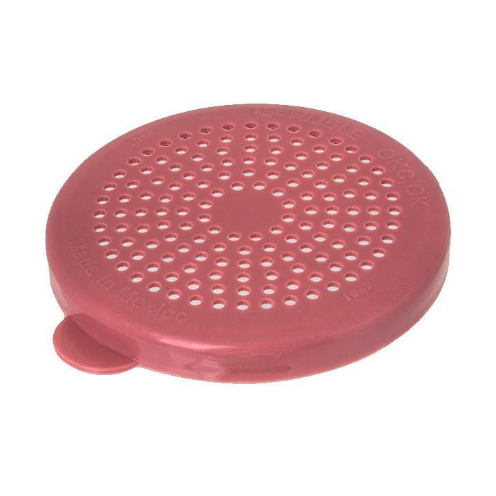 Carlisle 425155 3-1/8" Shaker Dredge Lid - Medium Ground, Rose