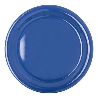 Carlisle 4300414 Durus 9" Ocean Blue Narrow Rim Melamine Plate