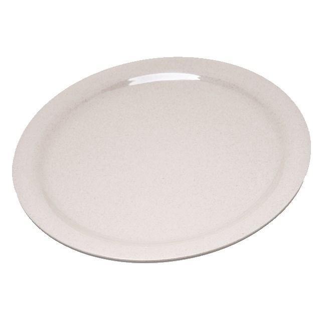Carlisle 4300471 Durus 9" Sand Narrow Rim Melamine Plate