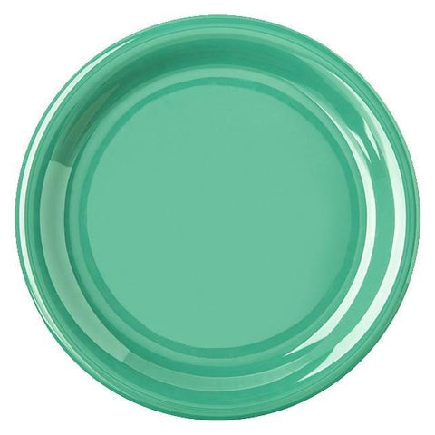 Carlisle 4300809 Durus 6-1/2" Meadow Green Narrow Rim Melamine Pie Plate
