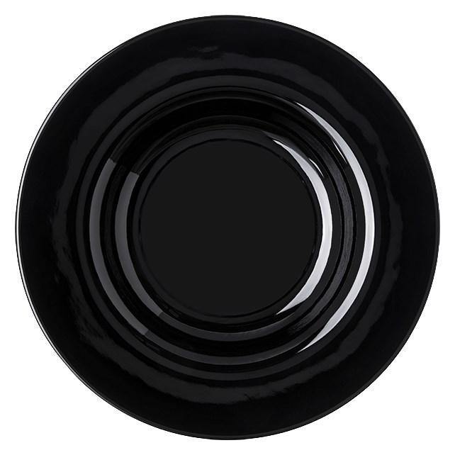 Carlisle 4303003 Durus® Chef Salad/Pasta Bowl - 20 Oz. Black Melamine