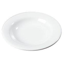 Carlisle 4303402 Durus® Pasta/Soup/Salad Bowl - 13 Oz., White Melamine