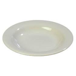 Carlisle 4303442  Durus® Pasta/Soup/Salad Bowl - 13 Oz., Bone Melamine
