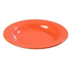 Carlisle 4303452  Durus® Pasta/Soup/Salad Bowl - 13 Oz., Sunset Orange Melamine