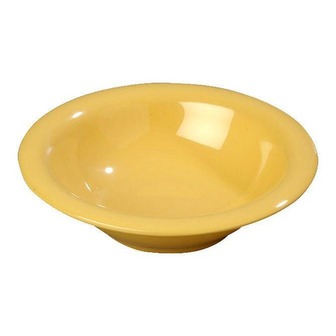 Carlisle 4303622 Durus 12 Oz Honey Yellow Melamine Soup Bowl