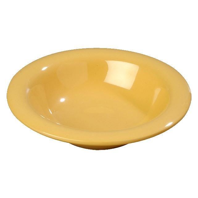 Carlisle 4304022 Durus 6 Oz Honey Yellow Melamine Soup Bowl