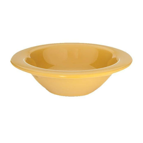 Carlisle 4304222 Durus 4-1/2 Oz Honey Yellow Melamine Fruit Bowl