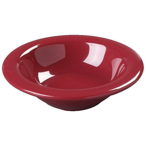 Carlisle 4304258 Durus 4-1/2 Oz Roma Red Melamine Fruit Bowl