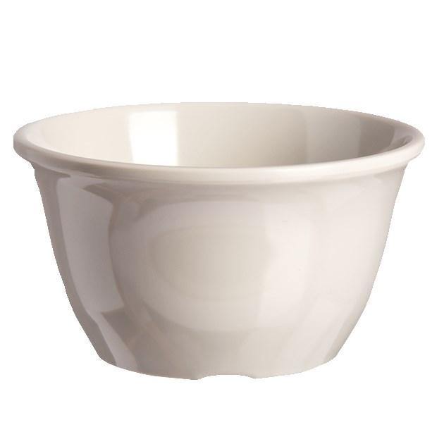 Carlisle 4305042 Durus 4" Round Bouillon Cup with 7-Oz Capacity, Melamine, Bone