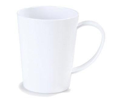 Carlisle 4306802 12 Oz. White Tritan Nesting Mug