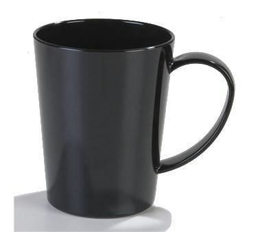 Carlisle 4306803 12 Oz. Black Tritan Nesting Mug