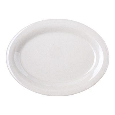 Carlisle 4308271 Durus 12" Sand Oval Melamine Platter