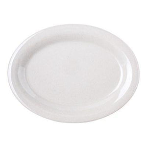 Carlisle 4308271 Durus 12" Sand Oval Melamine Platter