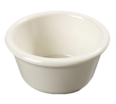 Carlisle 4312142 Bone White 1.5 Oz. Smooth Plastic Ramekin