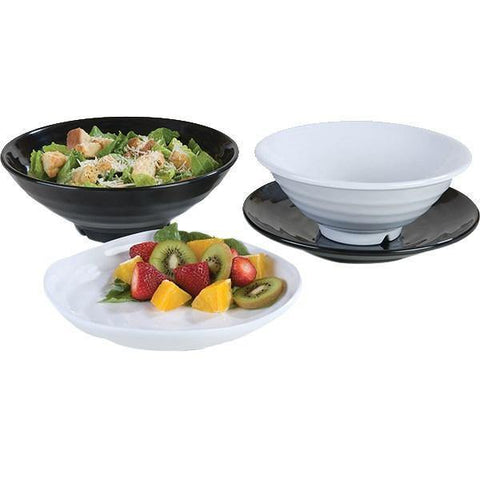 Carlisle 4341002 Terra 9" White Square Melamine Plate