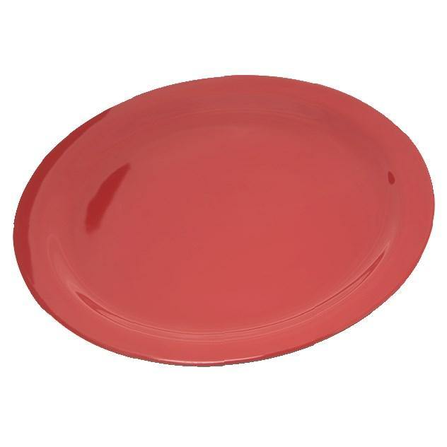 Carlisle 4350005 Dallas Ware 10-1/5" Red Melamine Plate