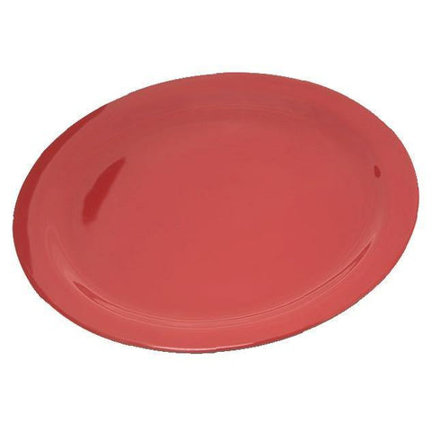 Carlisle 4350005 Dallas Ware 10-1/5" Red Melamine Plate