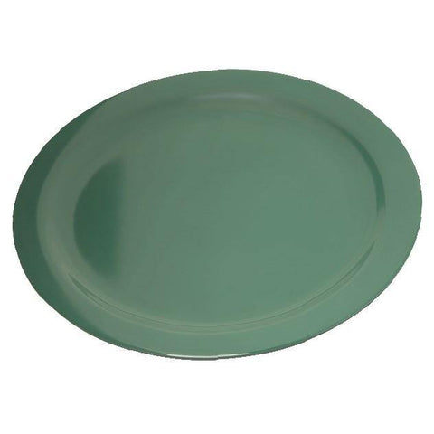 Carlisle 4350009 Dallas Ware 10-1/5" Meadow Green Melamine Plate