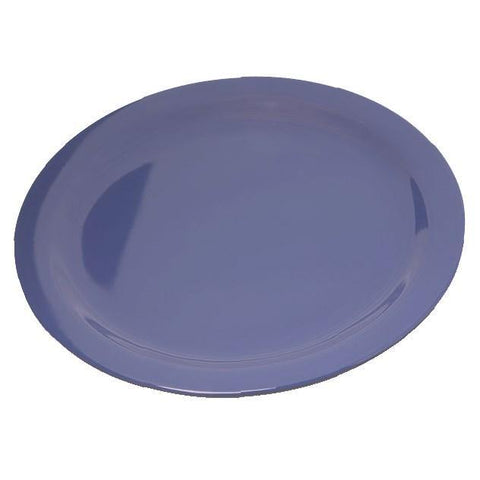 Carlisle 4350014 Dallas Ware 10-1/5" Blue Melamine Plate