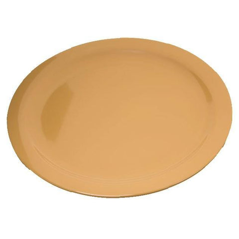 Carlisle 4350022 Dallas Ware 10-1/5" Honey Yellow Melamine Plate