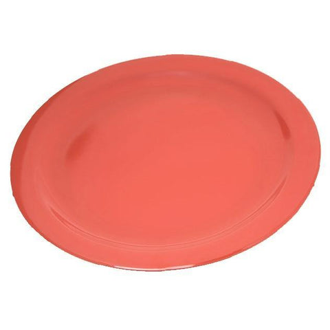 Carlisle 4350052 Dallas Ware 10-1/5" Sunset Orange Melamine Plate