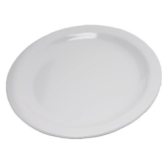 Carlisle 4350302 Dallas Ware 7-1/5" White Melamine Salad Plate