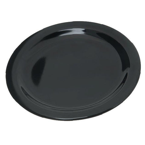Carlisle 4350303 Dallas Ware 7-1/5" Black Melamine Plate