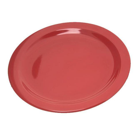 Carlisle 4350305 Dallas Ware 7-1/5" Red Melamine Salad Plate