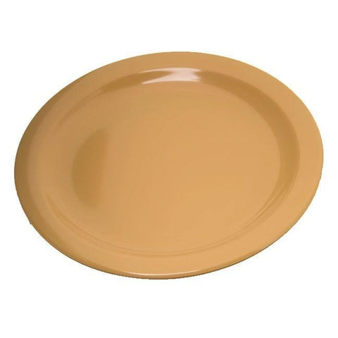 Carlisle 4350322 Dallas Ware 7-1/5" Honey Yellow Melamine Salad Plate