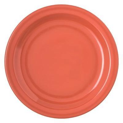 Carlisle 4350352 Dallas Ware 7-1/5" Sunset Orange Melamine Salad Plate