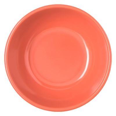 Carlisle 4352152 Dallas Ware 14 Oz., 5-9/20" Sunset Orange Melamine Nappie Bowl
