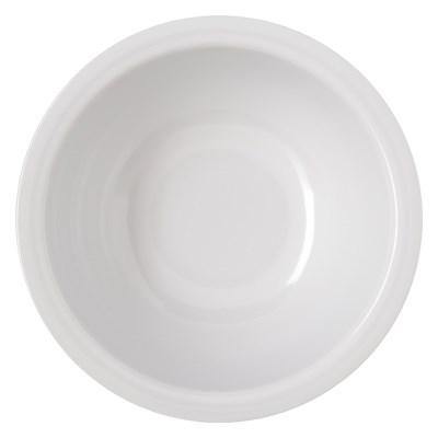 Carlisle 4352202 Dallas Ware 14 Oz., 5-1/2" White Rim Bouillon Cup Nappie Bowl