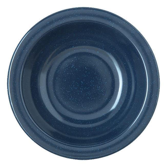 Carlisle 4352935 Dallas Ware 10 Oz., 5-19/20" Café Blue Melamine Grapemelamine Fruit Bowl