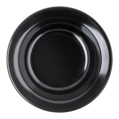 Carlisle 4353203 Dallas Ware 3-1/2 Oz., 4-2/25" Black Melamine Fruit Bowl