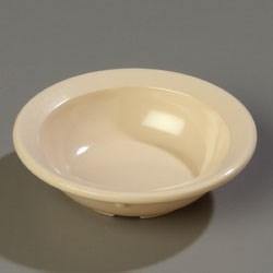 Carlisle 4353225 Dallas Ware 3-1/2 Oz., 4-2/25" Tan Melamine Fruit Bowl