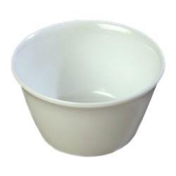 Carlisle 4354002 Dallas Ware 8 Oz., 3-21/25" White Melamine Bouillon Cup