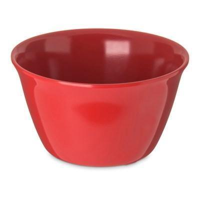 Carlisle 4354005 Dallas Ware 8 Oz., 3-21/25" Red Melamine Bouillon Cup