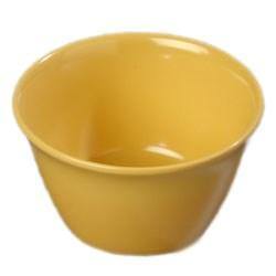 Carlisle 4354022 Dallas Ware 8 Oz., 3-21/25" Honey Yellow Melamine Bouillon Cup