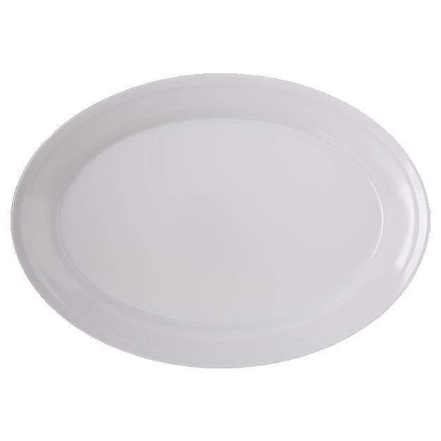 Carlisle 4356002 Dallas Ware 12" X 8-1/2" White Oval Platter