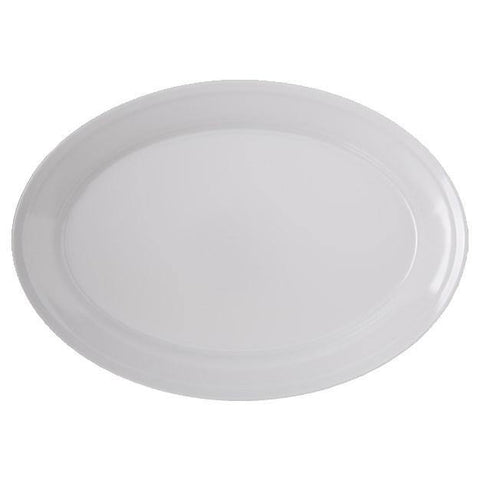 Carlisle 4356002 Dallas Ware 12" X 8-1/2" White Oval Platter