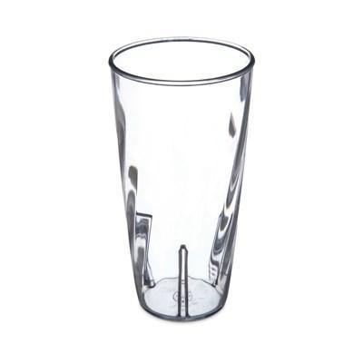 Carlisle 4367407 Swirl 22 Oz. Clear Polycarbonate Tumbler