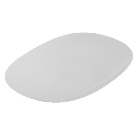 Carlisle 4384202 14" X 10" White Oblong Melamine Platter