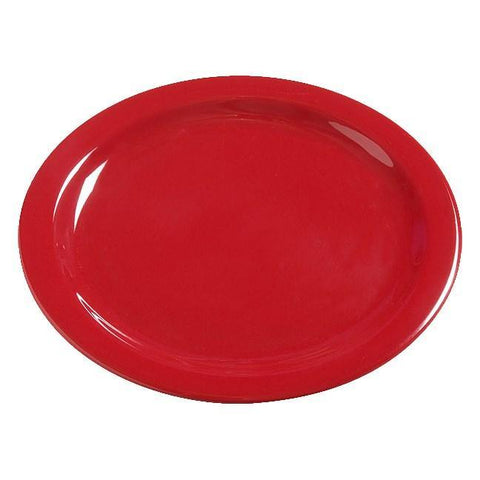 Carlisle 4385005 Dayton 10-1/4" Red Melamine Dinner Plate