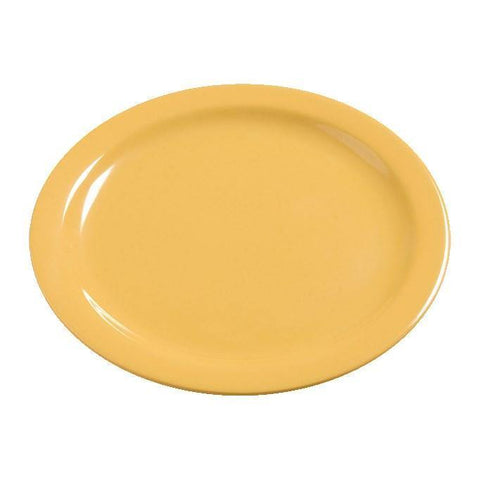 Carlisle 4385022 Dayton 10-1/4" Honey Yellow Melamine Dinner Plate